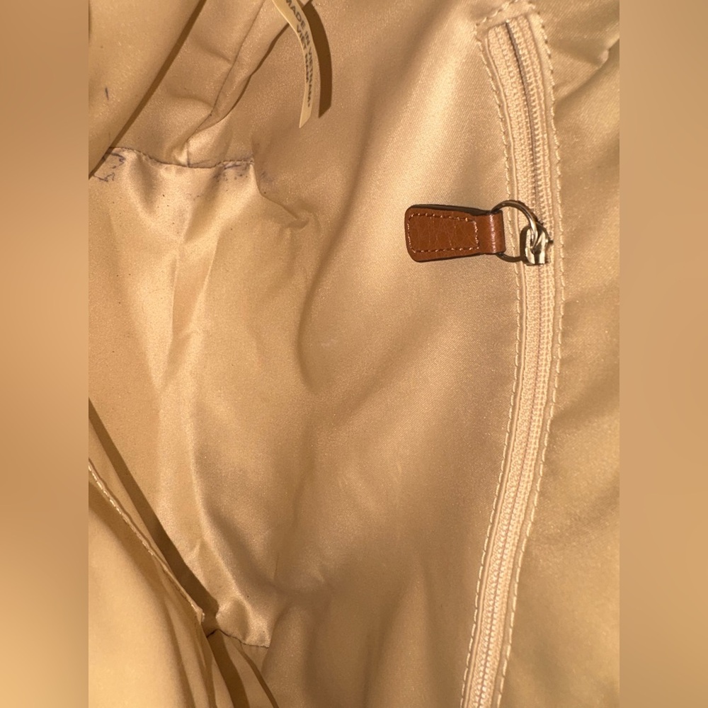 Coach Pebbled Leather Structured Satchel Crossbody Brown - Picture 9 of 12